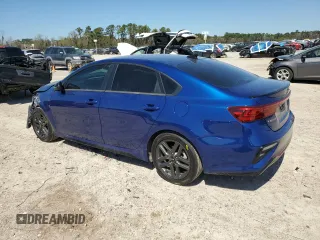 2021 Kia Forte GT-Line with VIN 3KPF34AD7ME320486, listed as a Copart auction lot 48634275 with 57,056 mi miles and Salvage Title. Bid and sale history available at carsss.com. Image 2.