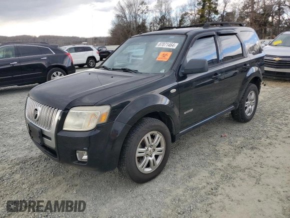 2008 Mercury Mariner z VIN 4M2CU91148KJ28250, wystawiony jako Copart lot #87071464 z przebiegiem 131 203 mil mil oraz Szkoda całkowita • Salvage title. Historia ofert i sprzedaży dostępna na DreamBid. Obrazek 1.