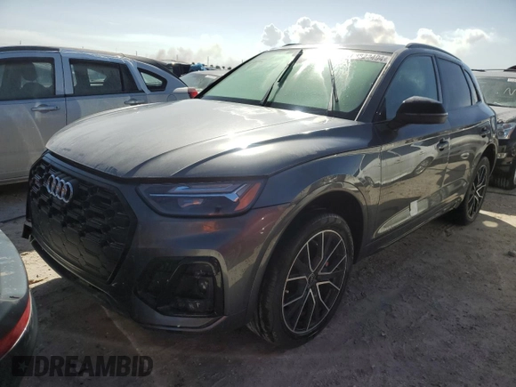 2023 Audi SQ5 Premium Plus with VIN WA1B4AFY6P2081837, listed as a Copart auction lot 68822494 with 20,398 mi miles and Salvage Title. Bid and sale history available at carsss.com. Image 1.