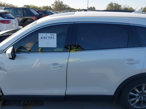 2018 Mazda CX-9 Touring with VIN JM3TCACY1J0216721, listed as a IAAI auction lot 41817553 with 77,669 mi miles. Bid and sale history available at carsss.com. Image 15.
