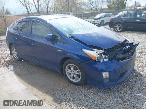 2011 Toyota Prius I with VIN JTDKN3DU2B5315803, listed as a IAAI auction lot 42092280 with 235,799 mi miles. Bid and sale history available at carsss.com. Image 1.