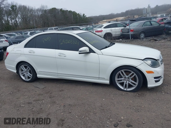 2012 Mercedes-Benz C-Class C 300 Sport with VIN WDDGF8BB2CF878126, listed as a IAAI auction lot 41927688 with 999,999 mi miles. Bid and sale history available at carsss.com. Image 12.