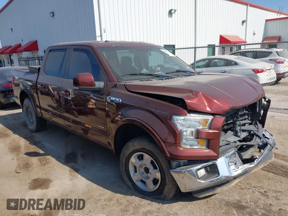 2015 Ford F-150 XL with VIN 1FTEW1CP6FKD78887, listed as a IAAI auction lot 40587959 with 143,994 mi miles. Bid and sale history available at carsss.com. Image 1.