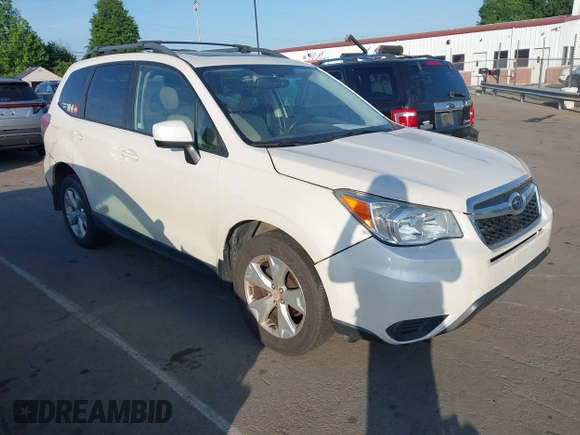 2015 Subaru Forester Premium with VIN JF2SJADCXFH524011, listed as a IAAI auction lot 42181168 with 195,654 mi miles and . Bid and sale history available at DreamBid. Image 1.