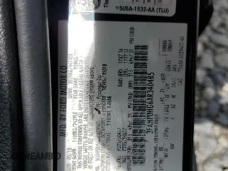 2010 Ford Fusion SE with VIN 3FAHP0HG6AR340485, listed as a Copart auction lot 49216885 with 195,511 mi miles and Salvage Title. Bid and sale history available at carsss.com. Image 12.