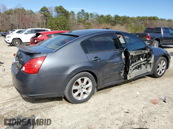 2008 Nissan Maxima 3.5 SL with VIN 1N4BA41E78C819983, listed as a Copart auction lot 49231955 with 157,415 mi miles and Salvage Title. Bid and sale history available at carsss.com. Image 3.