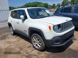 2017 Jeep Renegade Latitude z VIN ZACCJBBBXHPF08129, wystawiony jako IAAI lot #42595830 z przebiegiem Nie podano mil oraz . Historia ofert i sprzedaży dostępna na DreamBid. Obrazek 1.