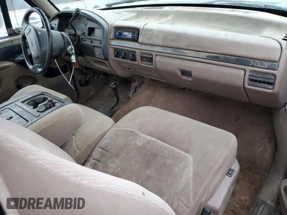 1995 Ford F-250 with VIN 1FTHX26F7SKB48479, listed as a Copart auction lot 81750924 with 309,245 mi miles and Salvage title. Bid and sale history available at DreamBid. Image 8.