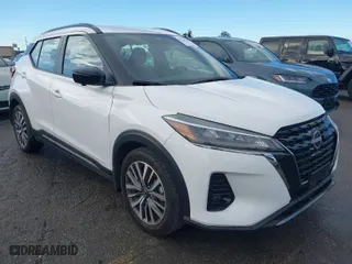 2023 Nissan Kicks SR with VIN 3N1CP5DV3PL525114, listed as a IAAI auction lot 41424705 with NaN miles. Bid and sale history available at carsss.com. Image 1.