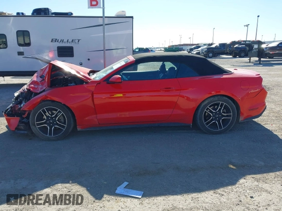 2022 Ford Mustang EcoBoost z VIN 1FATP8UH3N5104005, wystawiony jako IAAI lot #41389346 z przebiegiem 54 979 mil mil oraz . Historia ofert i sprzedaży dostępna na DreamBid. Obrazek 14.