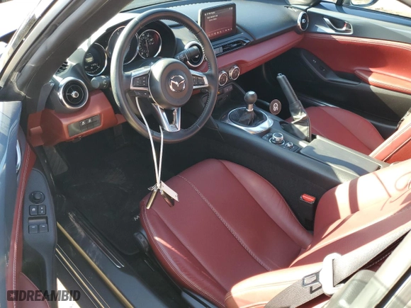 2020 Mazda MX-5 Miata Grand Touring with VIN JM1NDAD75L0418338, listed as a Copart auction lot 43420545 with NaN miles and Salvage Title. Bid and sale history available at carsss.com. Image 8.