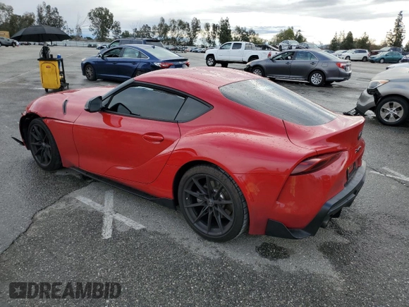 2024 Toyota Supra 3.0 with VIN WZ1DB0G08RW067779, listed as a Copart auction lot 47695915 with Not provided miles and Salvage title. Bid and sale history available at DreamBid. Image 2.