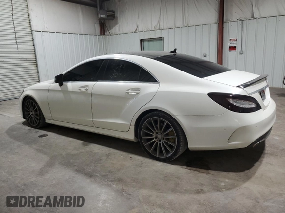 2015 Mercedes-Benz CLS-Class CLS 400 with VIN WDDLJ6FBXFA139907, listed as a Copart auction lot 84054264 with 150,272 mi miles and Salvage Title. Bid and sale history available at carsss.com. Image 2.