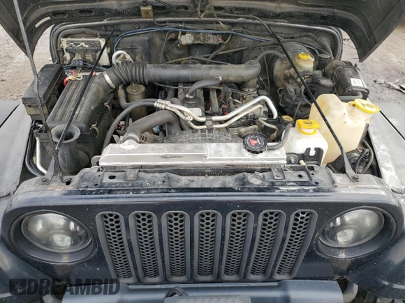 2002 Jeep Wrangler Sport with VIN 1J4FA49S22P751916, listed as a Copart auction lot 43386935 with 0 mi miles and Non Repairable. Bid and sale history available at carsss.com. Image 12.