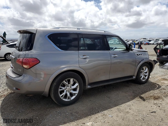 2014 Infiniti QX80 with VIN JN8AZ2NE9E9069321, listed as a Copart auction lot 51479985 with 175,423 mi miles and Salvage Title. Bid and sale history available at carsss.com. Image 3.