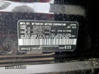 2024 Mitsubishi Outlander SE z VIN JA4J3VA8XRZ016044, wystawiony jako Copart lot #55844845 z przebiegiem 20 440 mil mil oraz Czysty tytuł • Clean title. Historia ofert i sprzedaży dostępna na DreamBid. Obrazek 13.