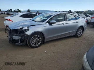 2020 Ford Fusion SE with VIN 3FA6P0HD6LR199675, listed as a Copart auction lot 57139435 with 38,099 mi miles and Salvage title. Bid and sale history available at DreamBid. Image 1.