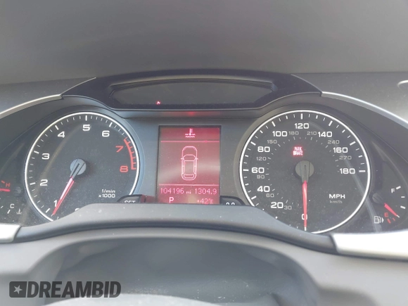 2012 Audi A4 Premium z VIN WAUSFAFL5CA112285, wystawiony jako IAAI lot #41739450 z przebiegiem 104 196 mil mil oraz . Historia ofert i sprzedaży dostępna na DreamBid. Obrazek 7.