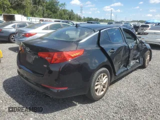 2011 Kia Optima LX with VIN KNAGM4A73B5053784, listed as a Copart auction lot 68799373 with 158,704 mi miles and Salvage Title. Bid and sale history available at carsss.com. Image 3.