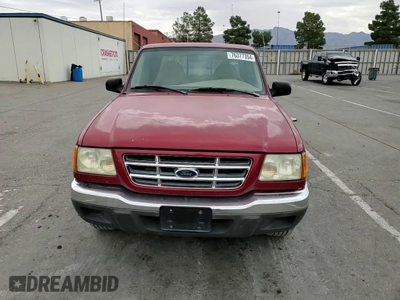 2002 Ford Ranger XLT Appearance with VIN 1FTYR44EX2PA16674, listed as a Copart auction lot 76377354 with 164,298 mi miles and Salvage Title. Bid and sale history available at carsss.com. Image 10.