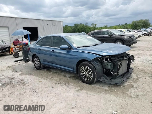 2021 Volkswagen Jetta S with VIN 3VWC57BU6MM025945, listed as a Copart auction lot 61498855 with 61,237 mi miles and Salvage title. Bid and sale history available at DreamBid. Image 14.