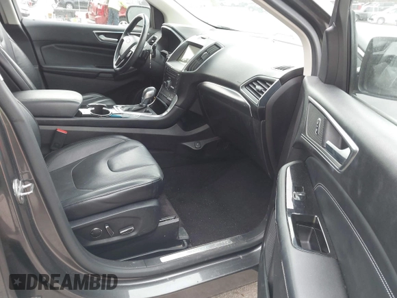 2015 Ford Edge Titanium with VIN 2FMPK4K81FBB77114, listed as a IAAI auction lot 41889975 with 106,282 mi miles. Bid and sale history available at carsss.com. Image 5.