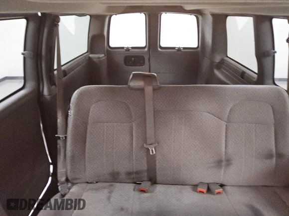 2018 Chevrolet Express Cargo with VIN 1GCWGAFG2J1309593, listed as a Copart auction lot 53824995 with 244,641 mi miles and Clean Title. Bid and sale history available at DreamBid. Image 10.