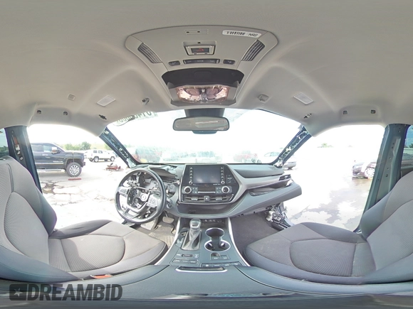 2022 Toyota Highlander LE with VIN 5TDBZRBH6NS574953, listed as a Copart auction lot 61463305 with Not provided miles and Salvage title. Bid and sale history available at DreamBid. Image 15.