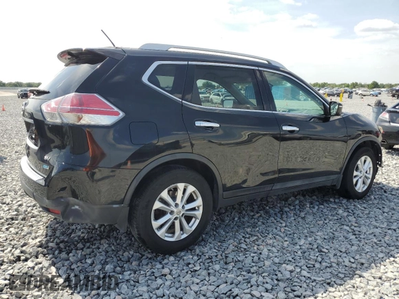 2014 Nissan Rogue SV with VIN 5N1AT2MT0EC751127, listed as a Copart auction lot 53693835 with 143,662 mi miles and Salvage Title. Bid and sale history available at carsss.com. Image 3.