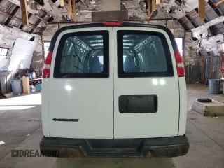 2017 Chevrolet Express Cargo Van with VIN 1GCZGHFG1H1113726, listed as a Copart auction lot 81148894 with 0 mi miles and Salvage Title. Bid and sale history available at carsss.com. Image 6.