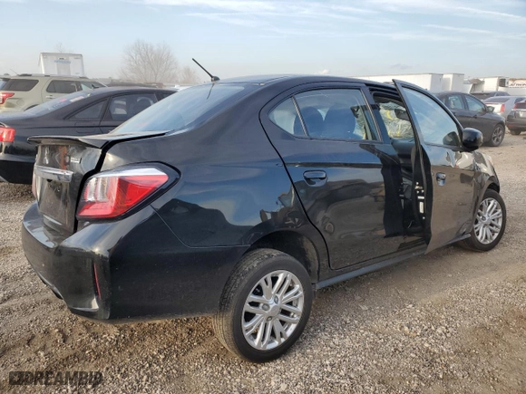2022 Mitsubishi Mirage G4 ES with VIN ML32FUFJ6NHF02394, listed as a Copart auction lot 43733815 with 0 mi miles and Salvage Title. Bid and sale history available at carsss.com. Image 3.