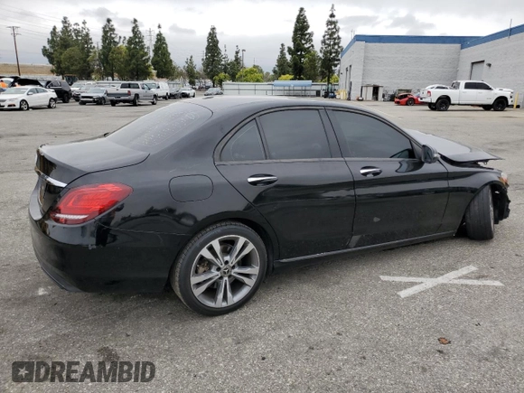 2019 Mercedes-Benz C 300 z VIN WDDWF8DB1KR483781, wystawiony jako Copart lot #53326925 z przebiegiem 60 866 mil mil oraz Szkoda całkowita • Salvage title. Historia ofert i sprzedaży dostępna na DreamBid. Obrazek 3.