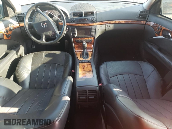 2005 Mercedes-Benz E-Class 5.5L AMG with VIN WDBUF76J15A768563, listed as a Copart auction lot 46345505 with 108,947 mi miles and Salvage Title. Bid and sale history available at carsss.com. Image 9.