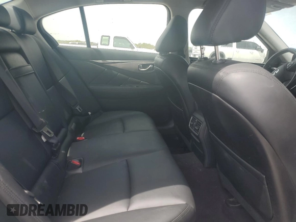 2015 Infiniti Q50 with VIN JN1BV7AR2FM423621, listed as a Copart auction lot 53510465 with 136,355 mi miles and Salvage Title. Bid and sale history available at carsss.com. Image 10.