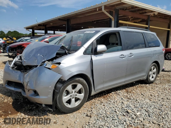 2011 Toyota Sienna LE AAS with VIN 5TDKK3DC8BS099367, listed as a Copart auction lot 56113655 with 182,851 mi miles and Salvage title. Bid and sale history available at DreamBid. Image 1.