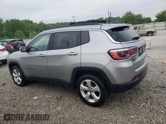 2017 Jeep Compass Latitude with VIN 3C4NJCBBXHT658541, listed as a Copart auction lot 55801725 with 54,567 mi miles and Salvage title. Bid and sale history available at DreamBid. Image 2.