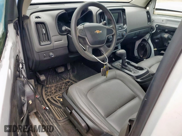 2020 Chevrolet Colorado 2WD Work Truck with VIN 1GCHSBENXL1128144, listed as a Copart auction lot 59211325 with 53,416 mi miles and Salvage title. Bid and sale history available at DreamBid. Image 8.