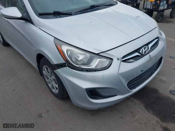 2012 Hyundai Accent GLS with VIN KMHCT4AE7CU181676, listed as a IAAI auction lot 41539969 with 161,419 mi miles. Bid and sale history available at carsss.com. Image 6.