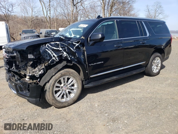 2021 GMC Yukon XL SLT with VIN 1GKS2GKD6MR358429, listed as a Copart auction lot 49319975 with 145,257 mi miles and Clean Title. Bid and sale history available at carsss.com. Image 1.