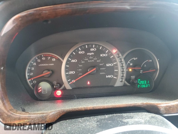2003 Honda Pilot EX z VIN 2HKYF18593H563871, wystawiony jako Copart lot #55968445 z przebiegiem 213 637 mil mil oraz Szkoda całkowita • Salvage title. Historia ofert i sprzedaży dostępna na DreamBid. Obrazek 9.