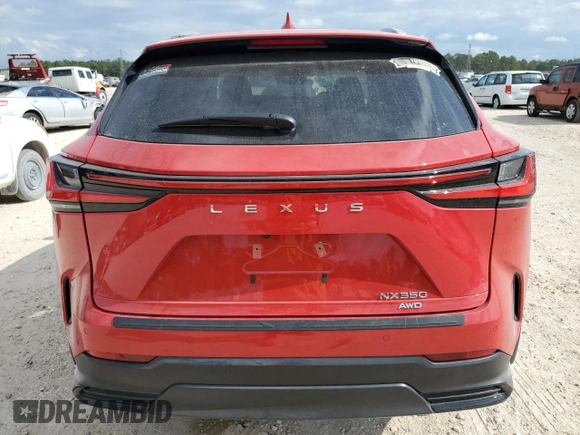 2023 Lexus NX with VIN 2T2HGCEZ6PC029652, listed as a Copart auction lot 75674103 with 6,331 mi miles. Bid and sale history available at carsss.com. Image 6.