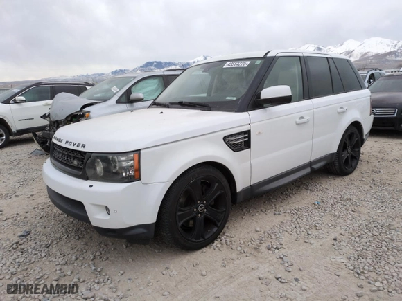 2012 Land Rover Range Rover Sport HSE LUX with VIN SALSK2D43CA755999, listed as a Copart auction lot 43564225 with 114,794 mi miles and Clean Title. Bid and sale history available at carsss.com. Image 1.