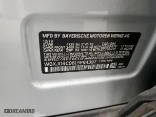 2020 BMW X1 xDrive28i with VIN WBXJG9C06L5P94397, listed as a Copart auction lot 46182585 with 74,244 mi miles and Salvage Title. Bid and sale history available at carsss.com. Image 13.