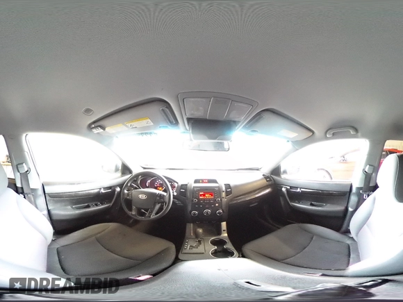 2013 Kia Sorento LX with VIN 5XYKTDA23DG420701, listed as a Copart auction lot 63235625 with 180,322 mi miles and Salvage title. Bid and sale history available at DreamBid. Image 15.