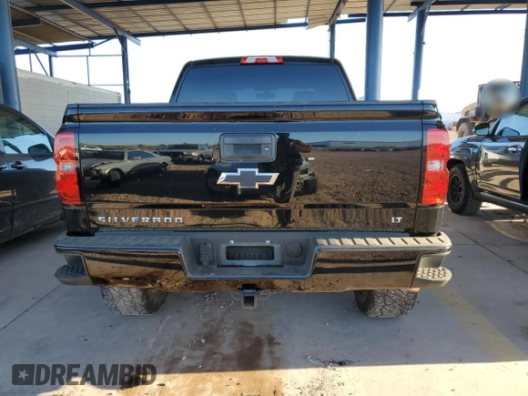 2017 Chevrolet Silverado 1500 LT with VIN 3GCUKREC1HG363756, listed as a Copart auction lot 54429565 with 182,515 mi miles and Salvage Title. Bid and sale history available at DreamBid. Image 6.