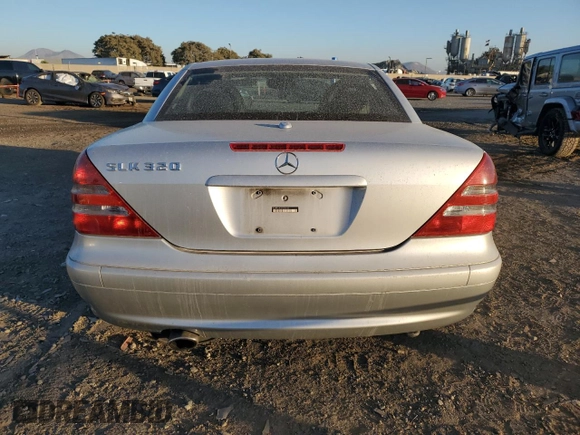 2002 Mercedes-Benz SLK-Class 3.2L with VIN WDBKK65F92F254162, listed as a Copart auction lot 78527984 with 113,194 mi miles and Salvage Title. Bid and sale history available at carsss.com. Image 6.