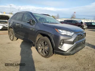 2024 Toyota RAV4 Hybrid XLE Premium with VIN 4T3B6RFV9RU155329, listed as a Copart auction lot 46131295 with 47,961 mi miles and Salvage Title. Bid and sale history available at DreamBid. Image 4.