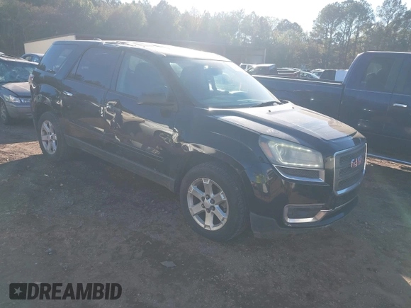 2016 GMC Acadia SLE with VIN 1GKKRPKD6GJ312372, listed as a IAAI auction lot 40883399 with 125,816 mi miles. Bid and sale history available at carsss.com. Image 1.