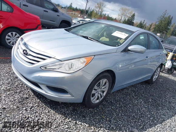 2011 Hyundai Sonata GLS with VIN 5NPEB4AC5BH255149, listed as a IAAI auction lot 41950130 with 76,245 mi miles and . Bid and sale history available at carsss.com. Image 17.