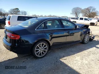 2015 Audi A4 Premium with VIN WAUAFAFL0FN007436, listed as a Copart auction lot 48235625 with 0 mi miles and Salvage Title. Bid and sale history available at carsss.com. Image 3.